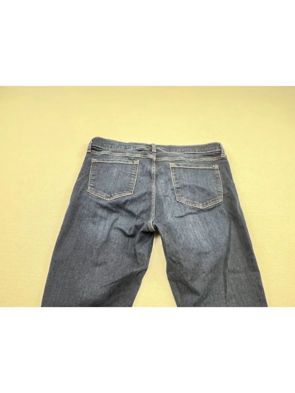 Banana Republic Womens Sculpt Skinny Jeans Stretch Denim Sz 31/12 Blue Dark Wash
